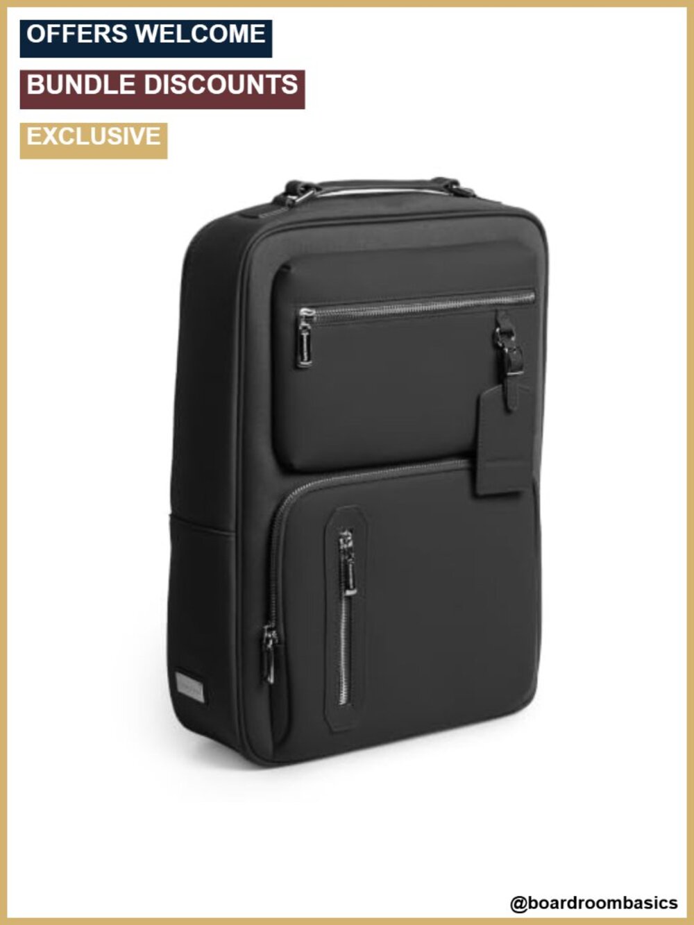 16-inch Laptop Commuter Backpack with Anti-Theft Pockets 9-Pocket